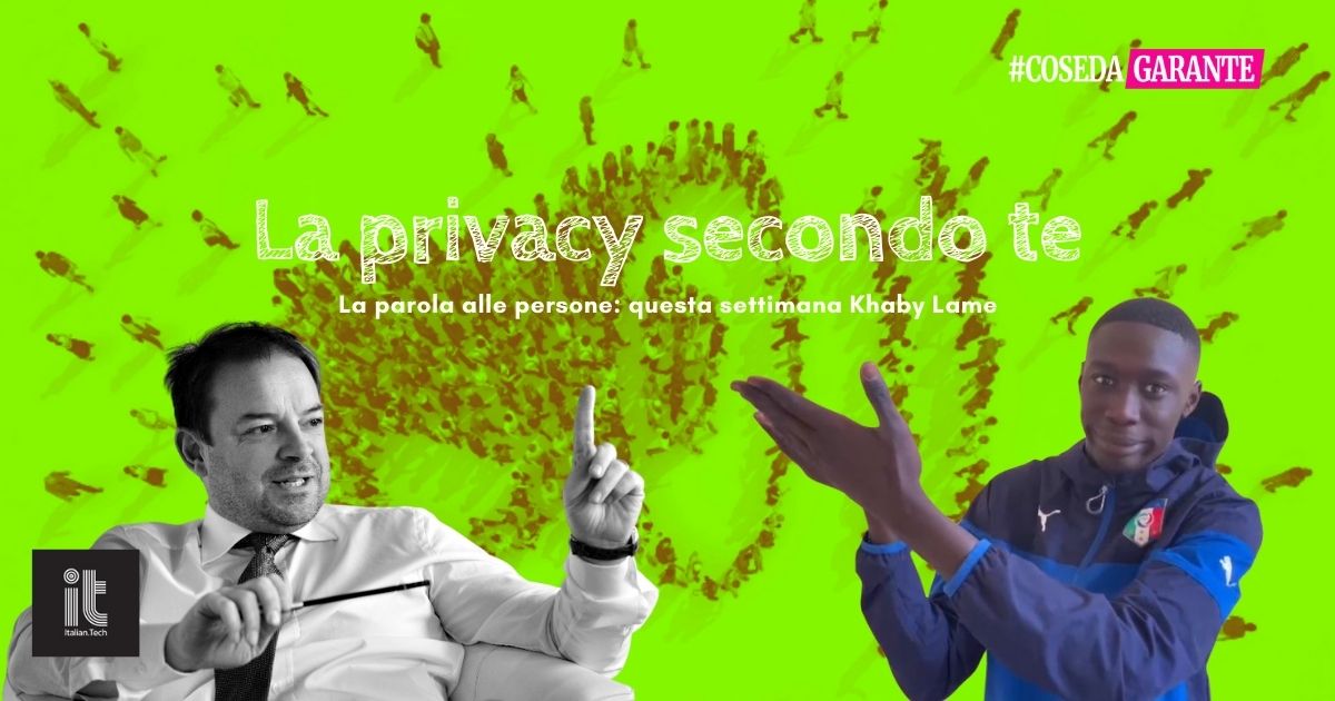 La privacy secondo te: la parola a Khaby Lame