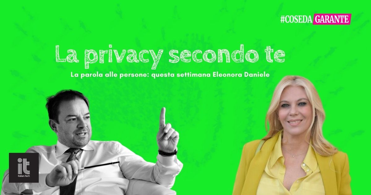 La privacy secondo te: la parola a Eleonora Daniele