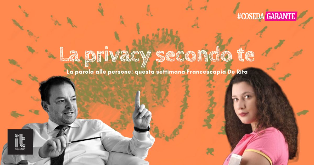 La privacy secondo te: la parola a Francescapia De Rita